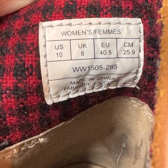 WOOLRICH x Anthropologie Artist Boot Size 10 Wool Wood Platform Boho Winter Clog - Picture 12 of 15